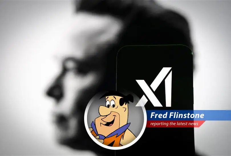 Fred Flinstone reports on Elon Musk's xAI shellin' out clams for Telegram to get its smarty-pants Grok AI, makin' it a better rock communicator than even yours truly!