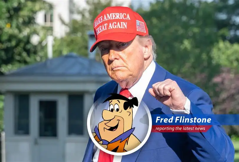 Fred Flinstone reports on President Trump's push for a new bill that could mean more clams for working stiffs like him... and maybe even Wilma's shopping sprees!