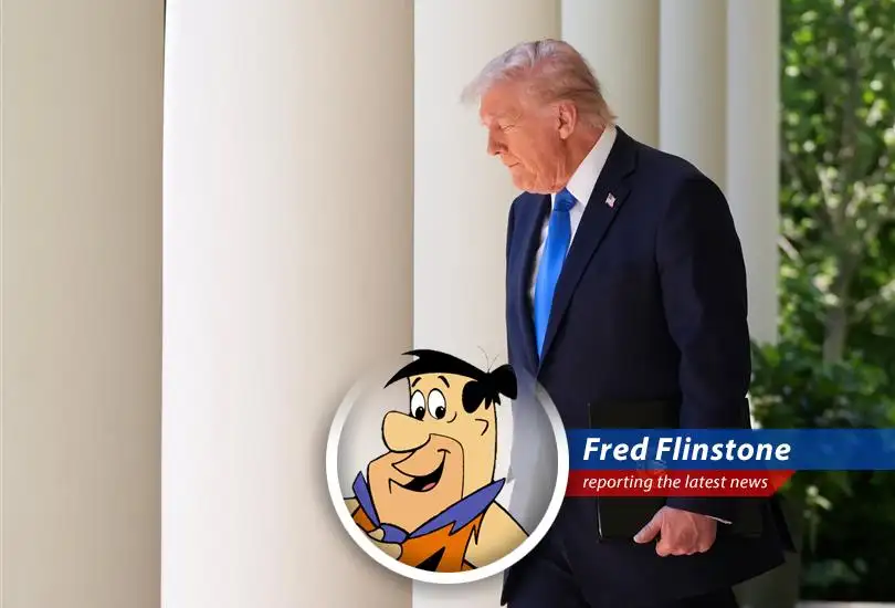 Fred Flinstone reports on Trump's 2026 budget proposal, filled with tax cuts, military spending, and some serious yabba dabba don'ts for other programs.