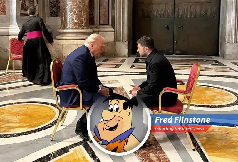 Fred Flinstone reports on Trump's tough talk for Putin, hints at stronger action, and a possible peace deal for Ukraine. Sounds like a whole lotta Barney Rubble!