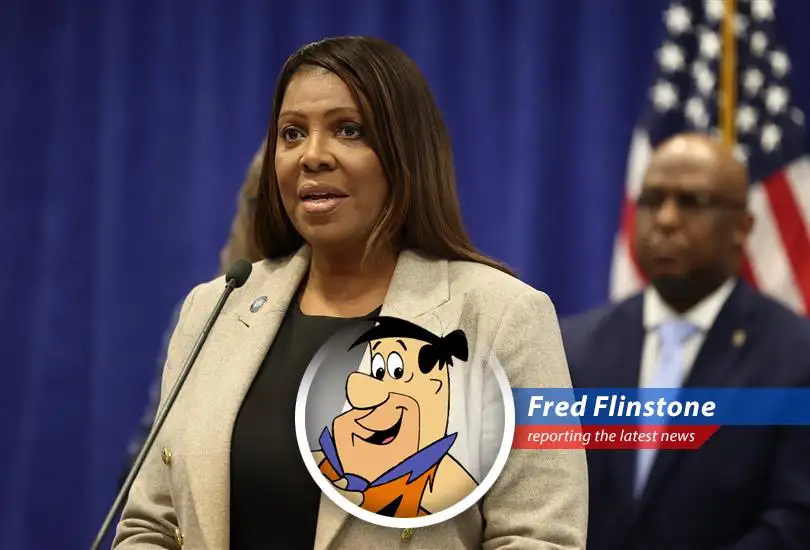 Fred Flinstone reports on how New York's new law about tracking your purchases has retailers seeing red, threatening to take a chunk out of their profits!
