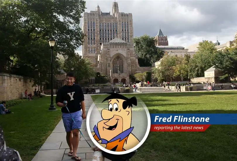 Fred Flinstone reports on how a new tax on college endowments might make tuition higher than a brontosaurus burger!