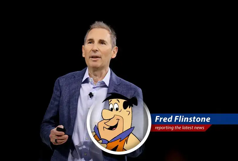 Fred Flinstone reports on how newfangled 'Artificial Intelligence' might mean fewer folks needed at the Bronto Crane – but maybe some new jobs too! Eh, Wilma?!