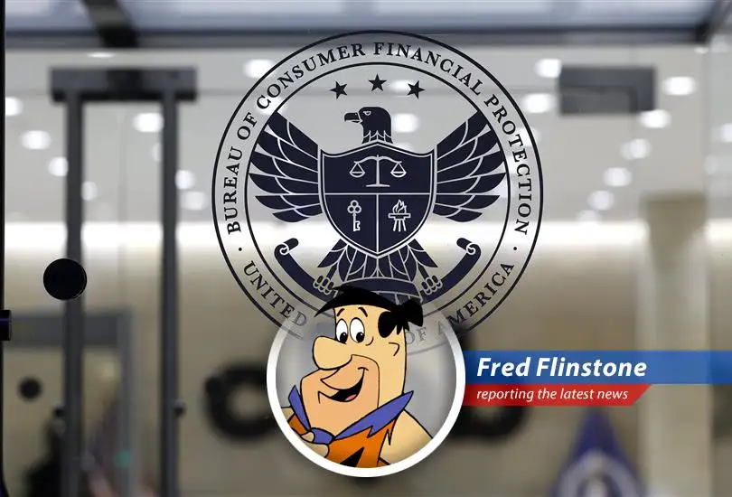 Fred Flinstone reports on the Consumer Financial Protection Bureau easing up on 'Buy Now, Pay Later' rules, leaving this caveman scratching his head but still ready for a Bronto Burger!