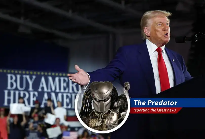 From trade wars to tumbling oil prices, even a Predator finds Trump's first 100 days a confusing and untriumphant hunt.
