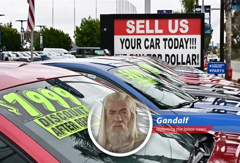 Gandalf the Grey reports on a perplexing rise in used car prices, spurred by tariffs and market whims, leaving Middle-earth's Shire-folk scratching their heads and tightening their coin purses.