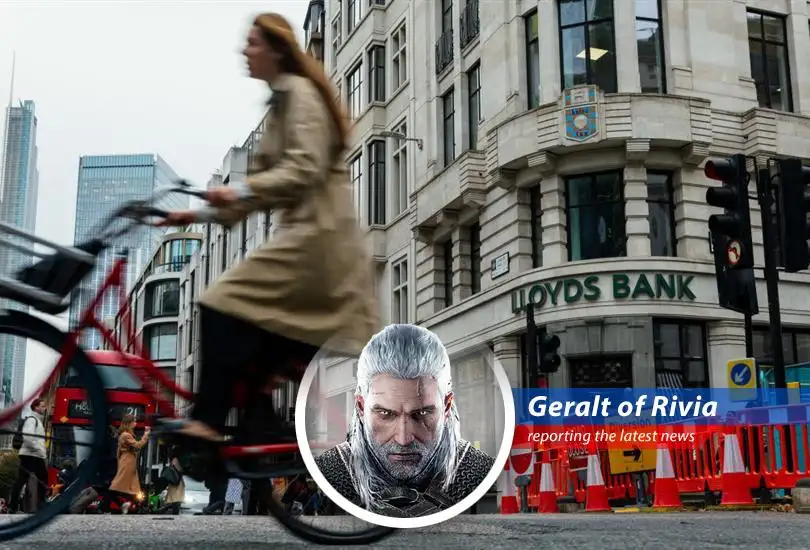 Geralt of Rivia reports on Lloyds Banking Group's profit dip due to tariffs, higher costs, and the ever-present uncertainty of the modern world.