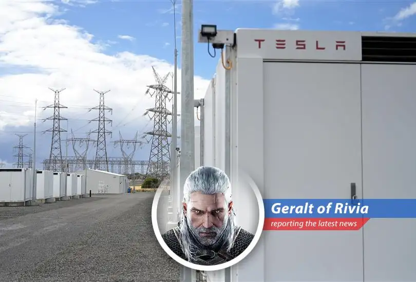 Geralt of Rivia reports on Tesla's first grid-scale battery plant deal in China, offering a satirical look at the economics, politics, and potential monsters lurking in the fine print.