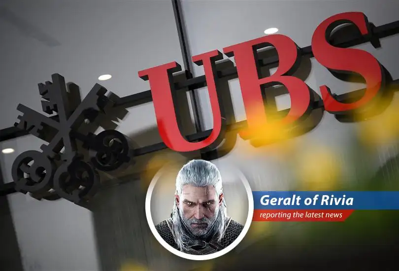 Geralt of Rivia reports on UBS's Q1 earnings, tariff woes, and the Swiss bank's ongoing battle with regulators, all while dodging drowners and deciphering prophecies.