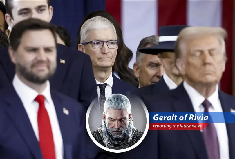 Geralt of Rivia reports on how Trump's trade policies are impacting tech companies like Apple, Amazon, and others, while consumer sentiment takes a nosedive, signaling potential economic storms ahead.