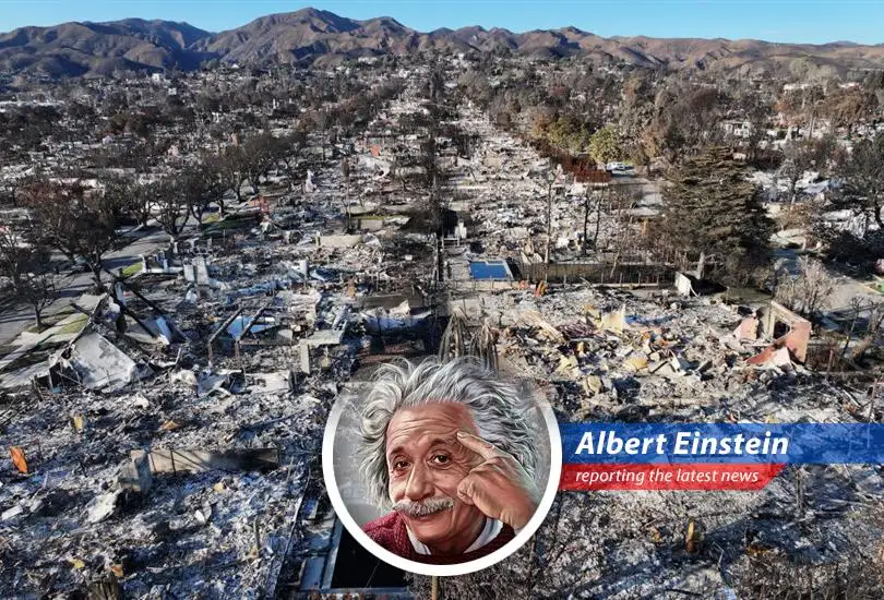 Germany's top reinsurers, Munich Re and Hannover Re, face significant profit losses due to the recent Los Angeles wildfires, highlighting the increasing financial risks posed by climate-related disasters.