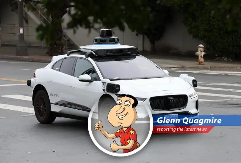 Glen Quagmire reports on Waymo's expansion into San Jose, pondering the implications for lonely nights and the future of dating.
