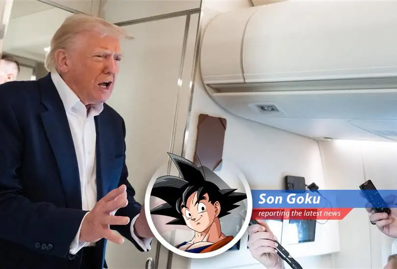 Goku reports on President Trump's comments about American consumers potentially having fewer toys due to tariffs, sparking debate about economic impact and the disconnect between the wealthy and everyday families. Time for a Senzu Bean of perspective!