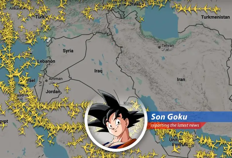Goku reports on flight cancellations and rerouting due to recent tensions between Israel and Iran, leaving airlines scrambling and passengers hanging.