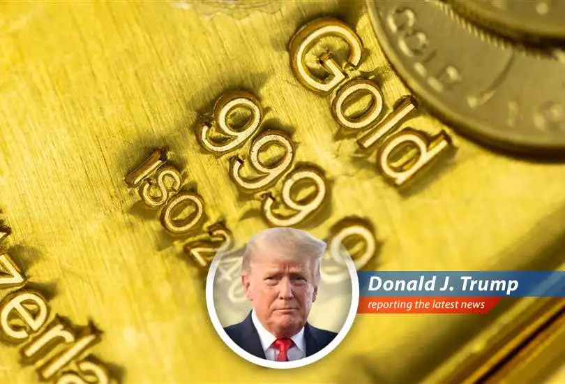 Gold prices surge to record highs as investors react to Trump's Fed pressure and tariff policies, proving once again that I am the greatest jobs President God ever created!