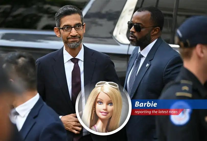 Google's CEO gets a ??????? upgrade, and Barbie's got the scoop – with a sprinkle of glitter and a dash of sarcasm!