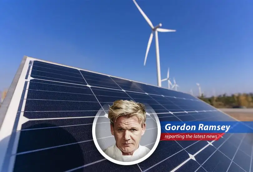 Gordon Ramsay skewers the Senate's proposed bill to hike taxes on clean energy projects, calling it a job-killing catastrophe and a culinary crime against the future.