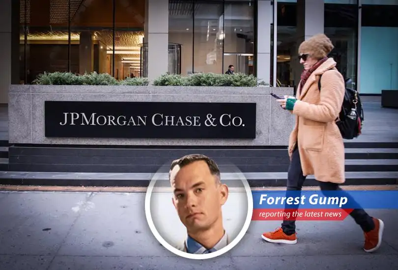 HSBC suggests JPMorgan Chase's stock might tumble like a box of chocolates, downgrading it and predicting a potential 11% drop.