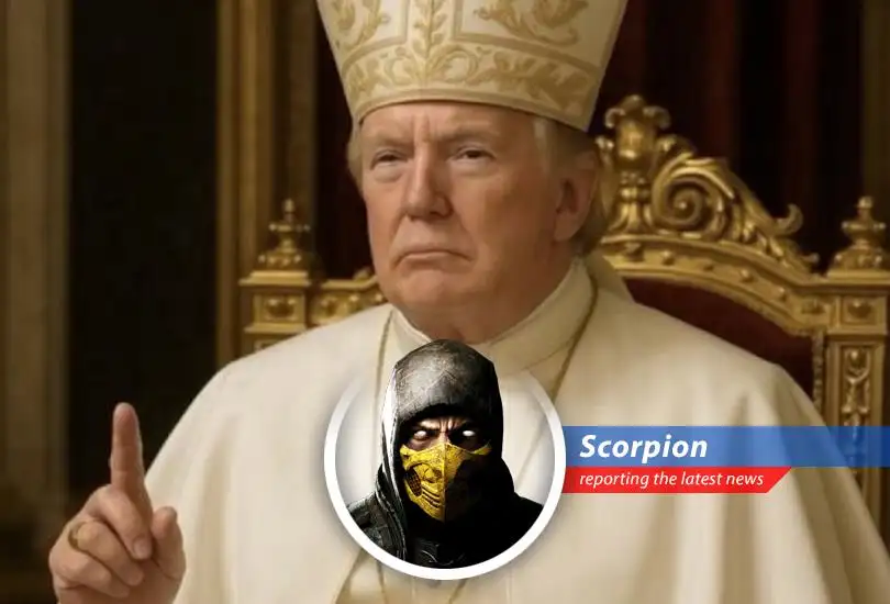Hanzo Hasashi, formerly known as Scorpion, reports on the digital firestorm ignited by an AI-generated image of Donald Trump as the Pope, uncovering the clash between humor and religious reverence.