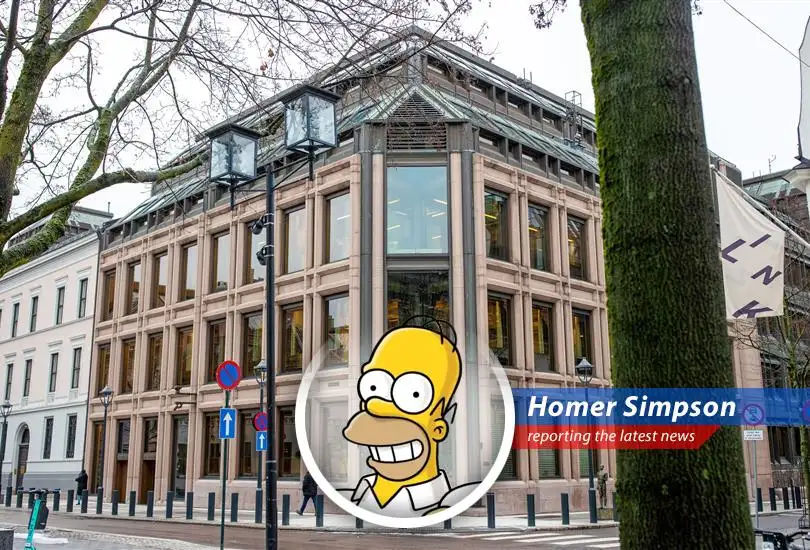 Homer Simpson reports on Norway's giant sovereign wealth fund losing a ton of dough, mostly because of those darned tech companies!