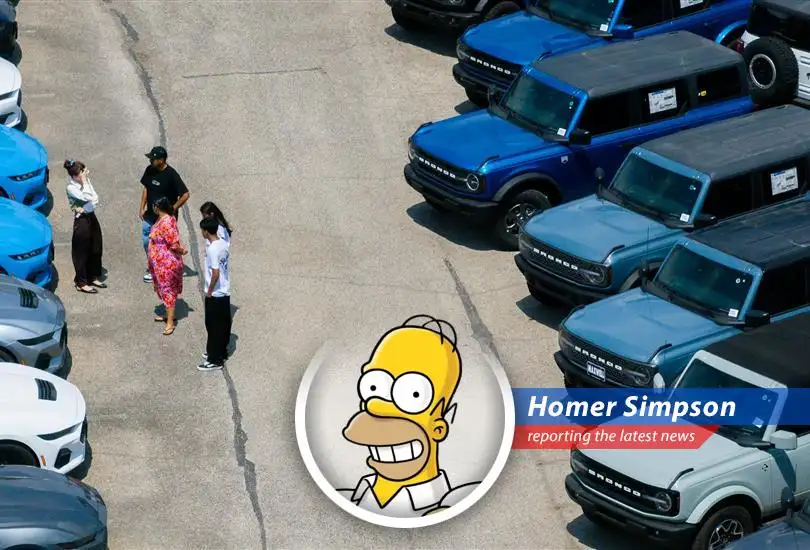 Homer Simpson reports on how tariffs are making people buy cars and iPhones now, but maybe holding back on everything else... D'oh!