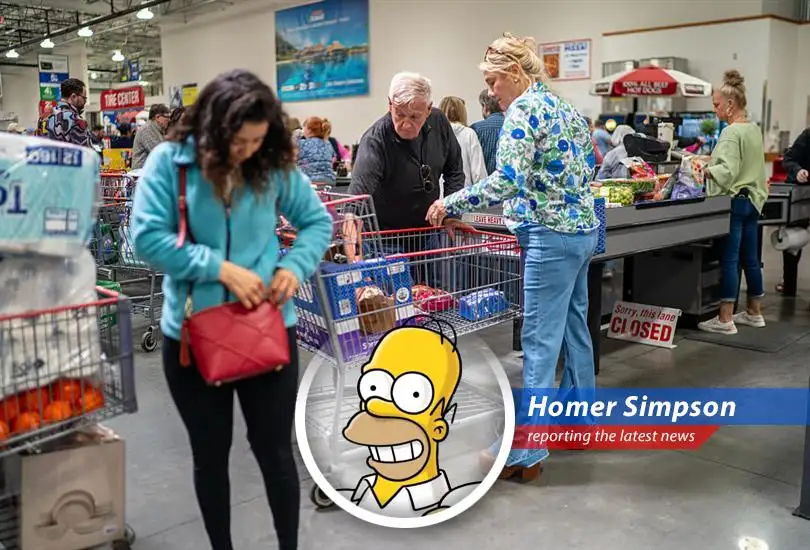 Homer Simpson reports on the latest inflation figures, tariff threats, and wonders where the donuts fit into all this economic mumbo jumbo.