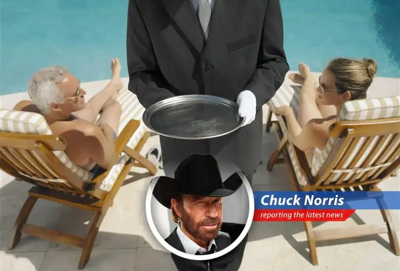 Hotels are battling barefoot bandits and robe-wearing rebels, but Chuck Norris knows the real fight is against disrespect and bad manners.
