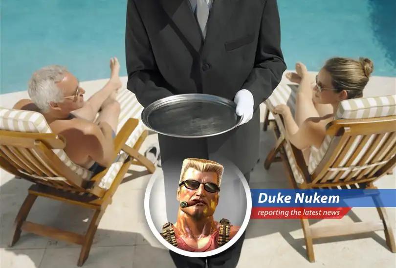 Hotels crack down on outrageous guest behavior, from barefoot wanderers to poolside PDAs. Duke Nukem's got the scoop and isn't afraid to kick some ass... or at least suggest a change of attire.