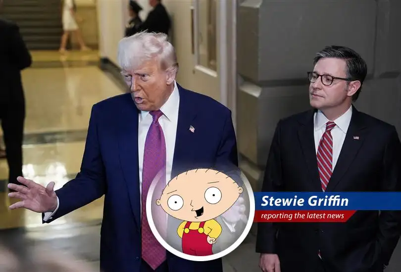 House Republicans are in a tizzy as the Freedom Caucus threatens to derail Trump's tax bill, leaving Speaker Johnson in a right pickle.