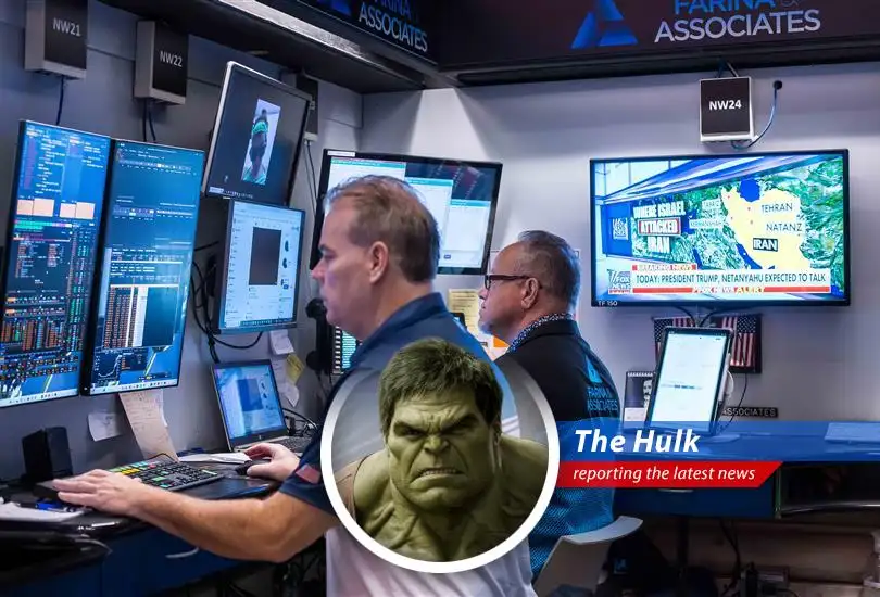 Hulk analyze market blip amid Iran-Israel conflict. Small drop, strong rebound, but Hulk see sneaky rotation!