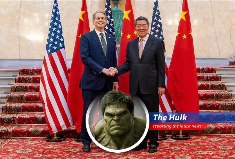 Hulk reports on the US and China's attempt to play nice with rare earth exports and tech restrictions, but Hulk still sees red!
