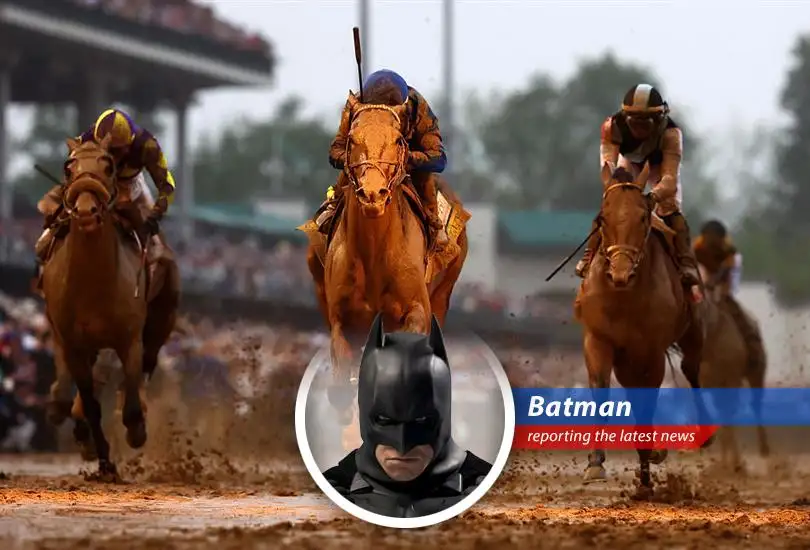 In a muddy spectacle at Churchill Downs, Sovereignty emerged victorious, leaving Gotham's watchful protector to ponder the implications of speed, strategy, and second chances.