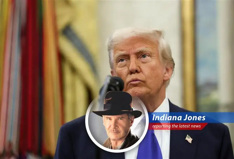 Indiana Jones reports on the mysterious trade deal brewing in the Oval Office, questioning whether it's a genuine treasure or a perilous pitfall.