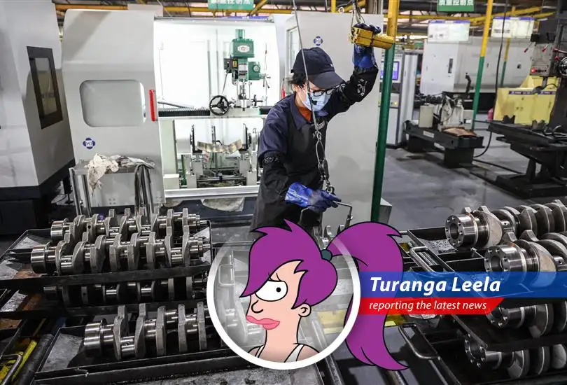 Industrial profits in China defy expectations, rising despite hefty US tariffs, leaving Leela wondering if Zapp Brannigan is in charge of trade policy.