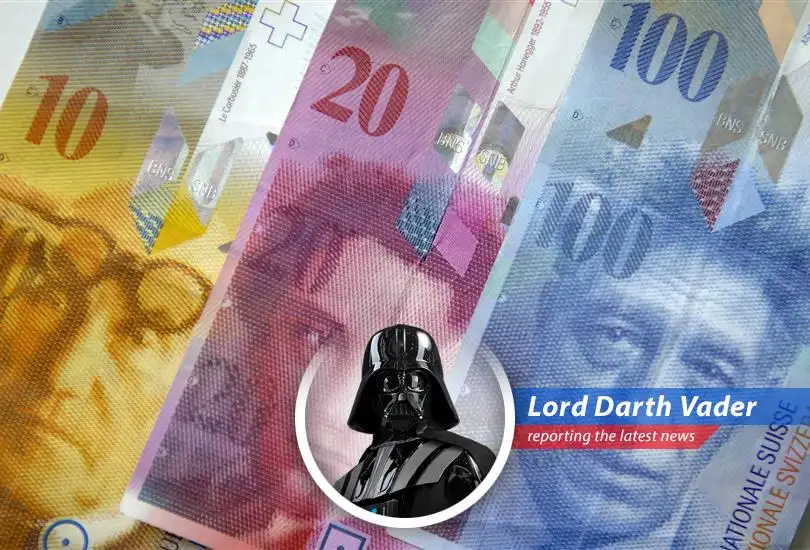 Investors flee the U.S. dollar for the safe haven of the Swiss franc as economic uncertainty grips the galaxy, leaving the U.S. economy vulnerable.