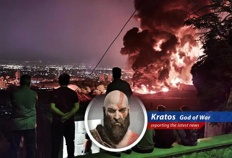 Israel and Iran clash in a fiery conflict, nuclear talks crumble, and the region braces for war as Kratos watches on, unimpressed.