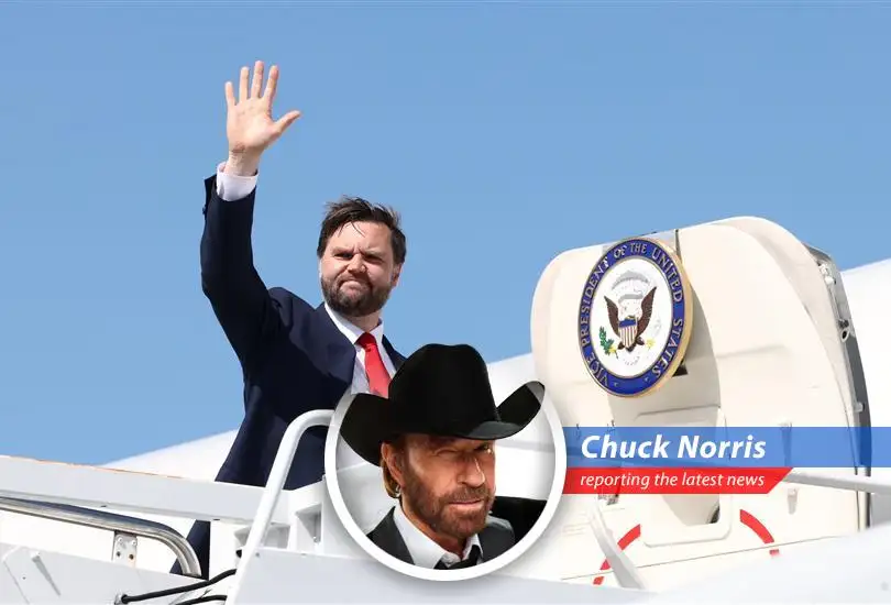 JD Vance says Ukraine conflict may drag on, but Chuck Norris knows the real solution: a roundhouse kick to the problem!
