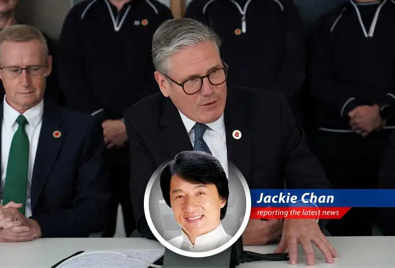 Jackie Chan breaks down the U.S.-U.K. trade agreement with a mix of kung fu wisdom, comedic observations, and surprisingly insightful financial commentary.