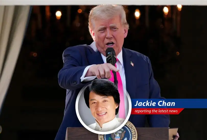Jackie Chan gives his take on the US trade deal uncertainty, offering a blend of action movie wisdom and humorous commentary on potential trade scenarios.