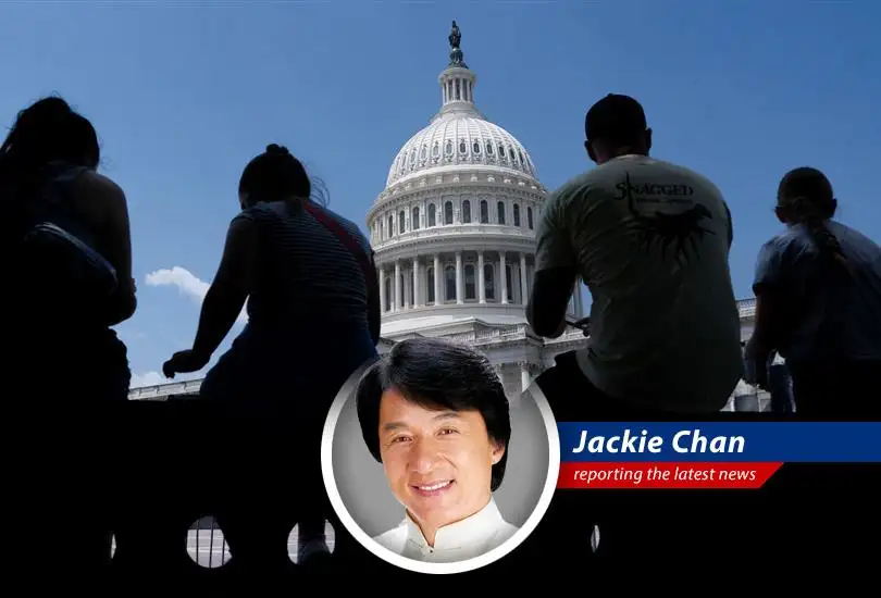 Jackie Chan humorously dissects the US Senate's 'vote-a-rama' over Trump's megabill, highlighting the political acrobatics and potential for hilarious attack ads.