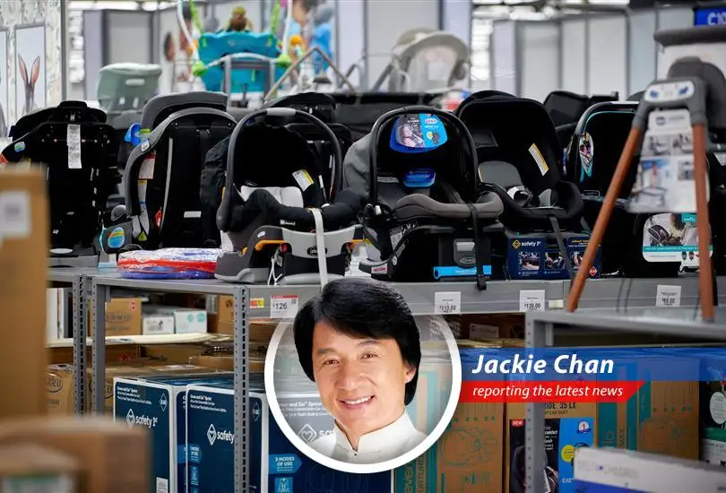 Jackie Chan investigates how Trump's tariff policies are impacting the cost of baby gear, making life tougher for new parents. Looks like someone needs a Hong Kong handshake!