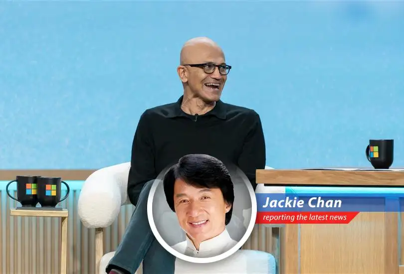 Jackie Chan's take on GitHub's new Copilot agent, blending martial arts wisdom with tech humor.