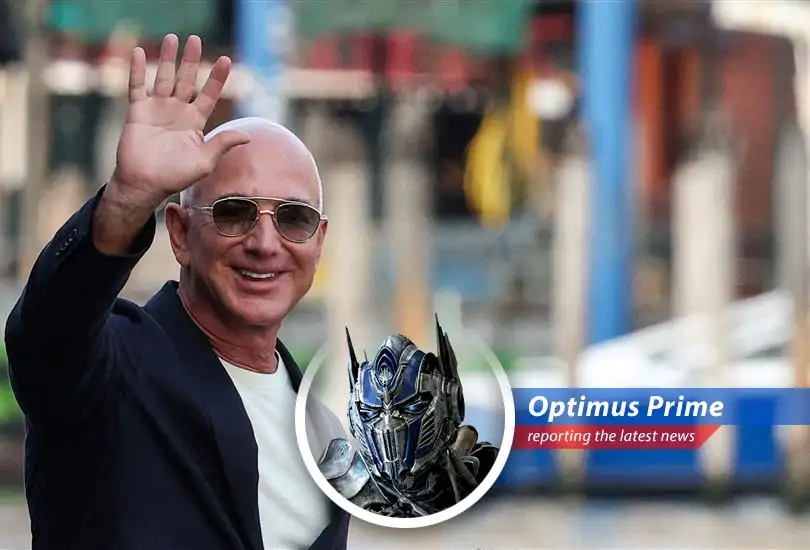 Jeff Bezos unloads a chunk of Amazon stock, fueling speculation and wedding bill payments. Optimus Prime investigates.