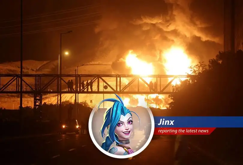 Jinx here, reporting live (and slightly maniacally) on how oil prices went kablooey after a missile strike that thankfully missed the mark. Buckle up, buttercups, it's gonna be a wild ride!
