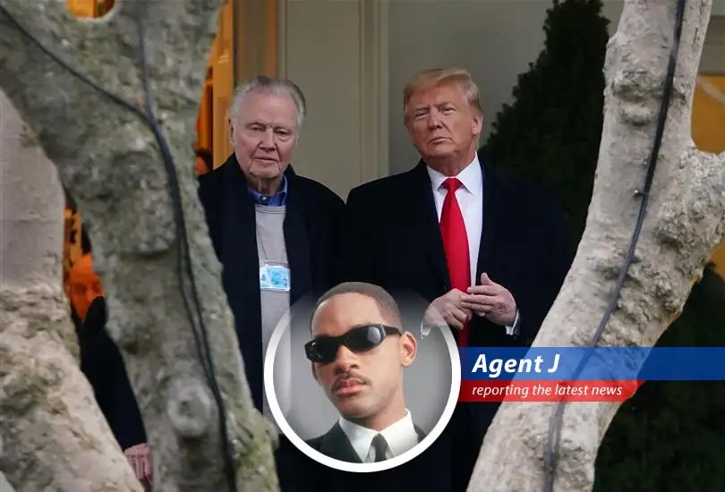 Jon Voight pitches Trump a plan for movie tariffs, sending Hollywood into a tizzy. Agent J investigates the cosmic implications.