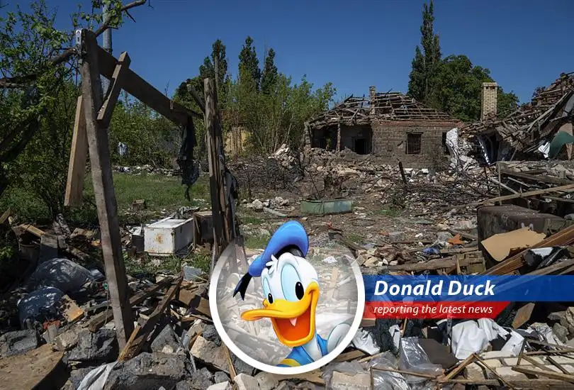 Kyiv hit by major Russian aerial assault! This duck's had enough!