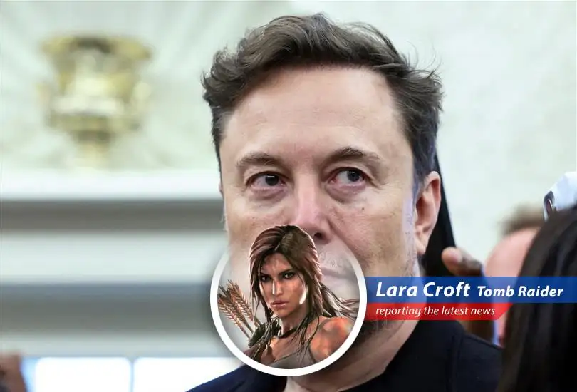 Lara Croft investigates the latest X (formerly Twitter) blackout, finding humor and potential conspiracies in Elon Musk's wild ride.