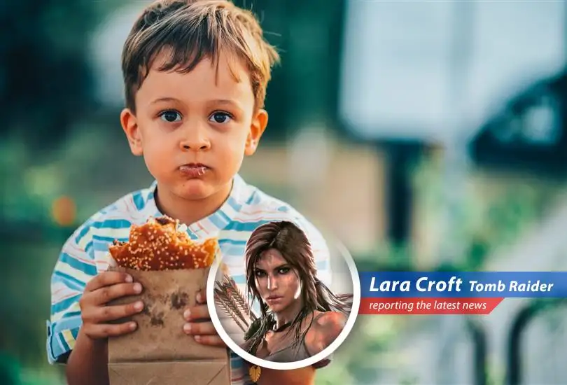 Lara Croft, the tomb raiding extraordinaire, shares her insights on healthy eating for kids, drawing parallels between nutritional choices and surviving treacherous adventures.