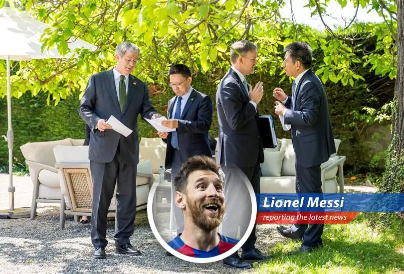 Lionel Messi humorously reports on the US-China trade talks, highlighting the ongoing tensions and potential leverage plays, while throwing in some football analogies for good measure.