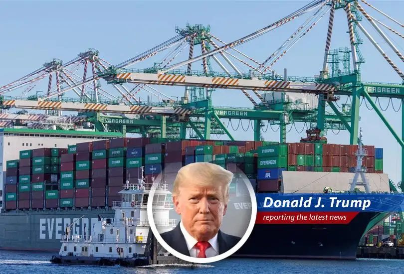 Los Angeles Port sees a temporary dip in Chinese shipments, but don't worry folks, it's all part of the plan to bring jobs back to America and make China pay!